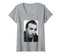 Mujer Célula Blanda de Marc Almond Willing Sinners por David Corio Camiseta Cuello V