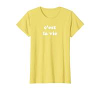 Mujer Cest La Vie Cute Trendy Estética Minimal Love Juego de Palabras Camiseta