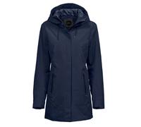 Mujer Chaqueta de Invierno Parka con Capucha Negro Impermeable Regular S -3XL