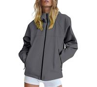 Mujer Chaqueta Impermeable Chubasquero Cortavientos Exteriores Lluvia Abrigo Ligero Transpirable Deportiva Primavera Otoño Capucha Impermeável Senderismo Vientos Cazador