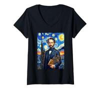 Mujer Charles Baudelaire Escritor Autor Francés Camiseta Cuello V