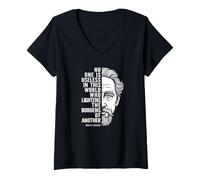 Mujer Charles Dickens Cita Amabilidad Compasión Motivación Camiseta Cuello V
