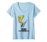 Mujer Charlie Parker Birdland Nueva York 1955 Camiseta Cuello V