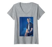 Mujer Charlie Simpson Busted Live Year 3000 Banda Pop Camiseta Cuello V