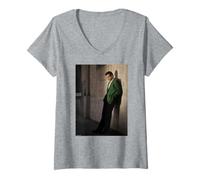 Mujer Chazz Palminteri Un Cuento del Bronx Actor Guionista Michael Grecco Camiseta Cuello V