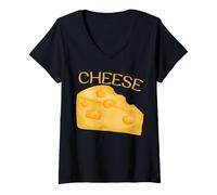 Mujer Cheese and Crackers: Matching Halloween Costume for Adults T Camiseta Cuello V