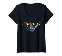 Mujer Chelsea Gianfranco Zola FA Cup Italia Copa Mundial de Fútbol Camiseta Cuello V