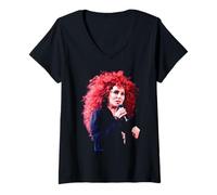 Mujer Cher está en su Beso Love Hurts Tour 1992 Camiseta Cuello V
