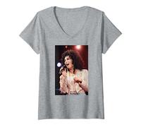Mujer Cher Heart of Stone Tour Si pudiera retroceder el Tiempo Camiseta Cuello V