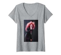 Mujer Cher Love Hurts Tour Wembley Arena 1992 Camiseta Cuello V