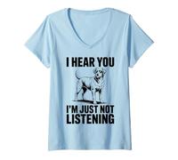 Mujer Chesapeake Bay Retriever Divertido Chesapeake Bay Retriever Camiseta Cuello V