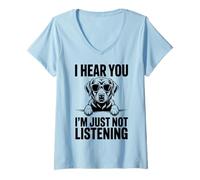 Mujer Chesapeake Bay Retriever Divertido Chesapeake Bay Retriever Camiseta Cuello V
