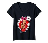Mujer Chica Comic señala y Dice Estás buenísimo Camiseta Cuello V