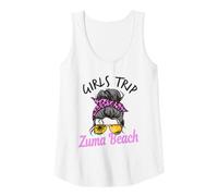 Mujer Chicas a Juego Viaje Coronado Beach moño desordenado Camiseta sin Mangas