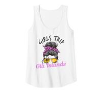 Mujer Chicas a Juego Viaje Gili Islands moño desordenado Camiseta sin Mangas