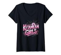 Mujer Chicas Just Wanna Party Funny College Night Design Camiseta Cuello V