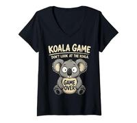 Mujer Chicken Game No mires The Chicken Funny Chicken Camiseta Cuello V