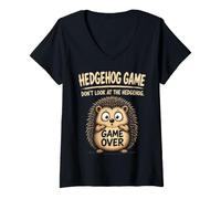 Mujer Chicken Game No mires The Chicken Funny Chicken Camiseta Cuello V