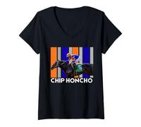 Mujer Chip Honcho Horse, Carreras de Caballos, Santa Anita, del Mar, Caballo Camiseta Cuello V
