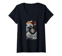 Mujer Cho KU Rei Symbol, Reiki, Power, Protection, Aura Flow Camiseta Cuello V