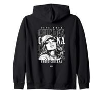 Mujer Chola hispana Latino Chicano Cholo Mexicano, chicana Sudadera con Capucha