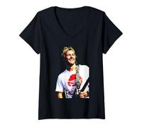 Mujer Chris De Burgh Lady In Red Singer Live 1991 Camiseta Cuello V
