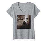 Mujer Chris Isaak Wicked Game Cantante Pop de Simon Fowler Camiseta Cuello V