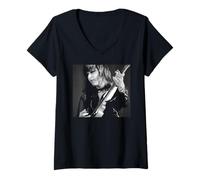 Mujer Chrissie Hynde The Pretenders: Estaré a tu Lado en Vivo 1994 Camiseta Cuello V