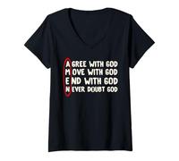 Mujer Christian Tshirt for Kids Boys God Jesus Inspirational Camiseta Cuello V