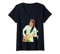 Mujer Christopher Guest: Spinal Tap Break, como la era del Viento (1992) Camiseta Cuello V