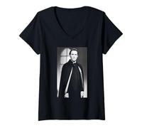 Mujer Christopher Lee Drácula A.D. 1972 Actor 1971 Camiseta Cuello V