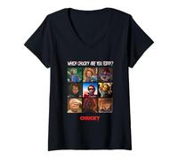 Mujer Chucky Which Chucky Are You Today? Camiseta Cuello V