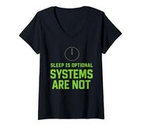 Mujer Ciberseguridad Ciberseguridad Hacker Ético Seguridad TI Camiseta Cuello V