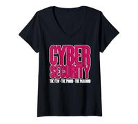 Mujer Ciberseguridad The Few The Proud Camiseta Cuello V