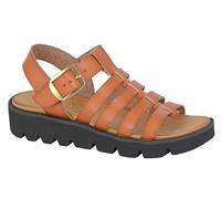 Mujer Cipriata Sandalias Barra T Halter Espalda Hebilla Cuña Verano Vacaciones