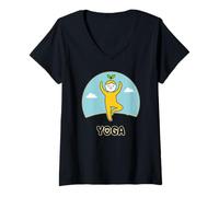 Mujer Círculo Joy Yoga Camiseta Cuello V