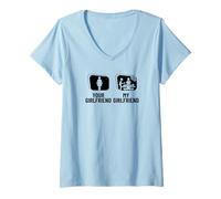 Mujer Cirugía Tu Novia Mi Novia Novio Cirujano Camiseta Cuello V