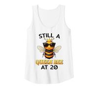 Mujer Cita divertida de «Todavía una abeja reina cumple 20 años» para mujer Camiseta sin Mangas