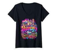 Mujer Ciudad de Huancayo - Recuerdos Peruanos Camiseta Cuello V