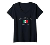 Mujer Ciudad de México Mexico Camiseta Cuello V