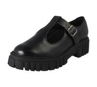 Mujer Clarks Cierre de Hebilla Suela Gruesa Barra T Zapatos Formales Página