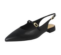 Mujer Clarks Cierre de Hebilla Zapatos Destalonados Sensa 15 Brillo