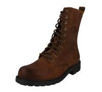 Mujer Clarks Cordones Detallado Combate Botas Estilo - Orinoco2 Estilo