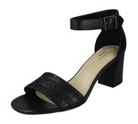 Mujer Clarks de Tacón Sandalias Tira en Tobillo Jocelynne Cam