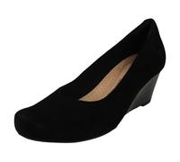 Mujer Clarks Flores Tulipán de Tacón Cuña Zapatos de Salón