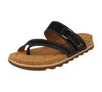 Mujer Clarks Informal Tiras Cuña Toe Post Sandalias de Tacón Yate Playa