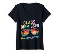 Mujer Class Dismissed Have A Great Summer Camiseta Cuello V