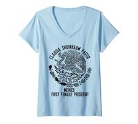 Mujer Claudia Sheinbaum Pardo First Female President Of Mexico Camiseta Cuello V