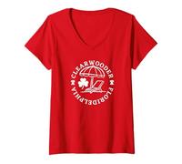 Mujer Clearwooder St Patricks Funny Philly Clearwater Filadelfia Camiseta Cuello V