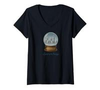 Mujer Cleveland Ohio 216 Pride Winter Freeze Snow Camiseta Cuello V